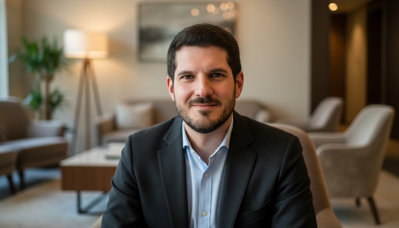 Geraud Gonzalez, Partner, Cybersecurity Practice, EY France, photographed for CVL